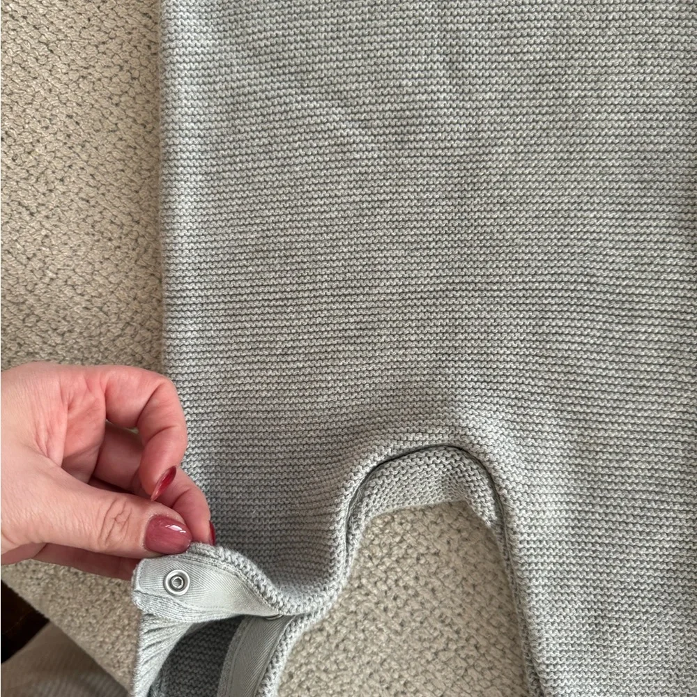 GAP Baby Gray Knit Hoodie Outfit - Picture 5 of 6